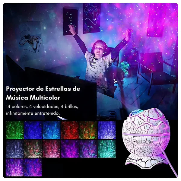 Proyector Led huevo de dinosaurio