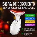 MASAJEADOR FACIAL 7 LUCES LED RECARGABLE