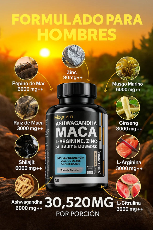 MACA POWER: ENERGIA, FUERZA Y VITALIDAD